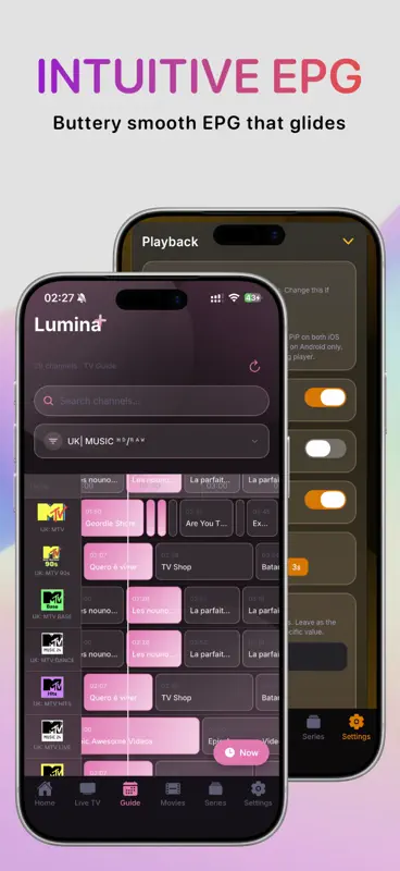 IPTV Lumina + Premium Player screenshot 1 of 6
