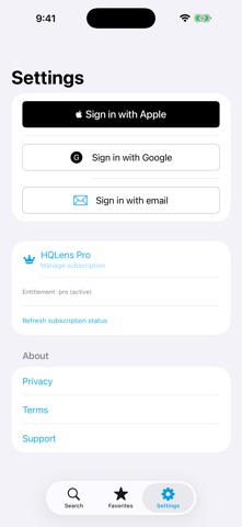 HQLens Screenshot 3 of 3
