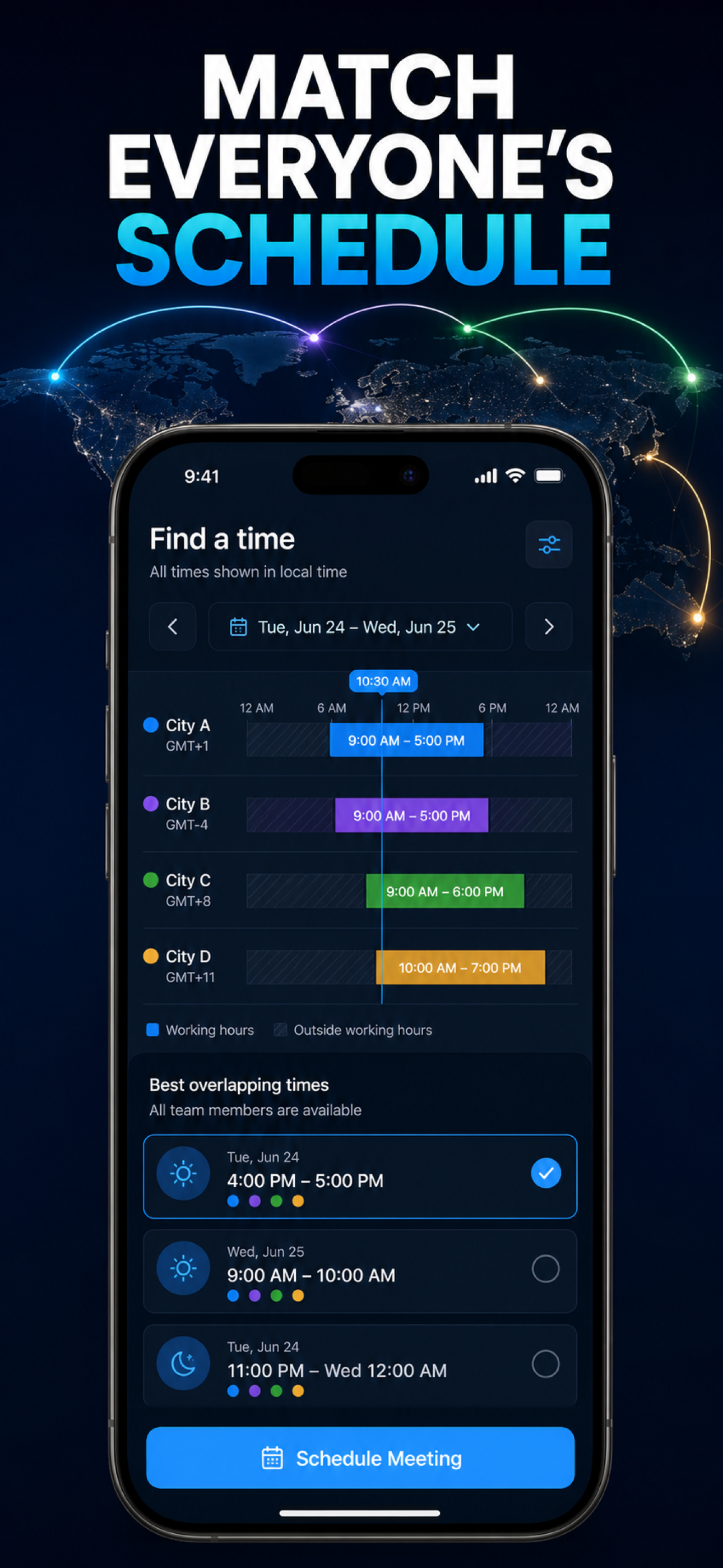 World Clock & Time Zones screenshot 4