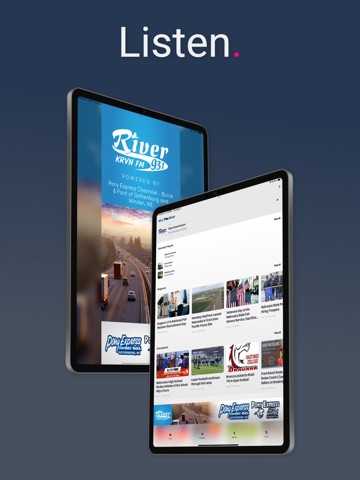 93.1 The River iPad screenshot