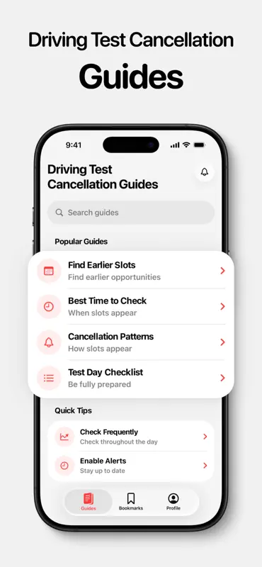 Driving Test Cancellations + screenshot 1 of 8