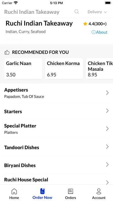 Ruchi Indian Takeaway Screenshot