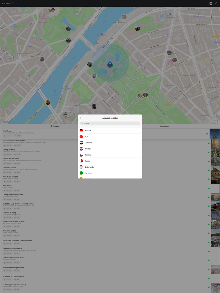 Curiocity Touristic guide