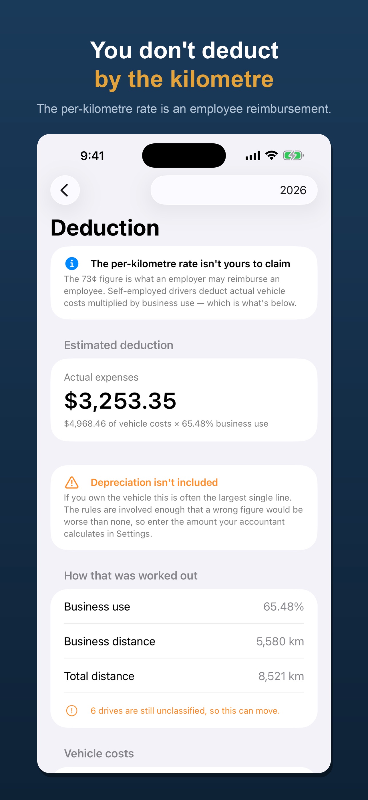 Screenshot 1 of Milesheet: Mileage & Expenses