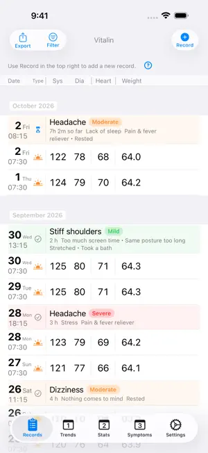 Vitalin screenshot 1