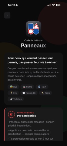 Code de la Route : Panneaux iPhone screenshot