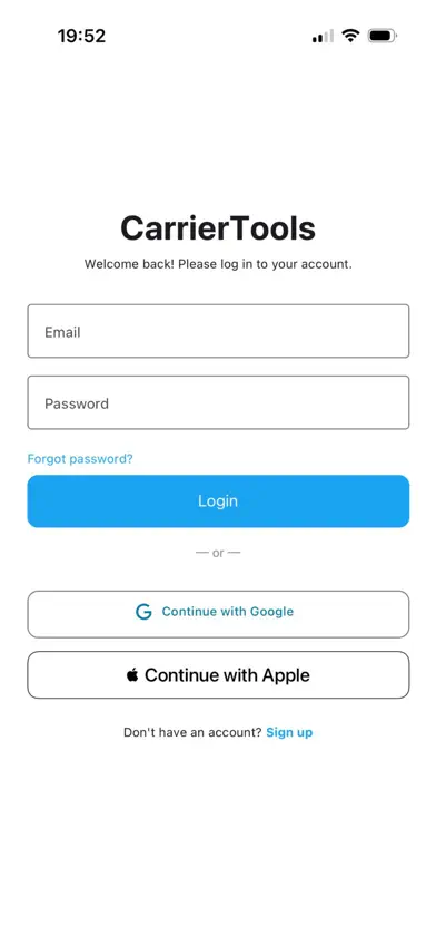 CarrierTools screenshot 1