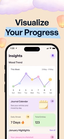 Gratitude Journal: OraBloom AI screenshot 4