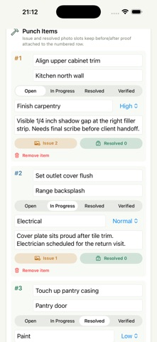 Punch List Photos Screenshot 2 of 6