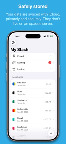 Woolly - Gift Card Tracker Screenshot 3 of 5