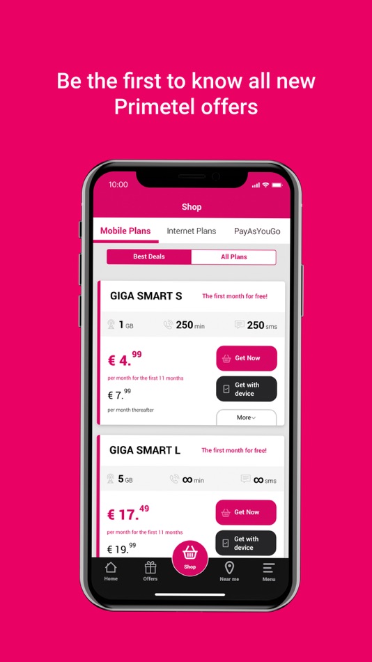 #3. MyPrimetel (iOS) 由: PrimeTel