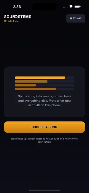 SoundStems - No Ads Stem Maker screenshot 1