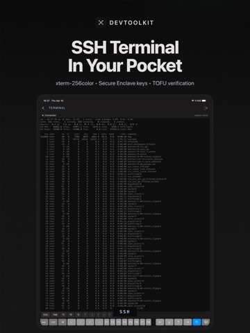 DevToolkit - SSH & FTP iPad screenshot 3