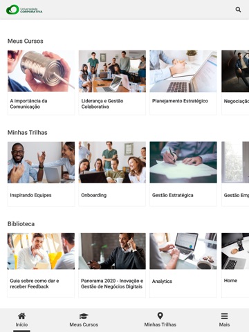 Universidade Corporativa Nater iPad screenshot