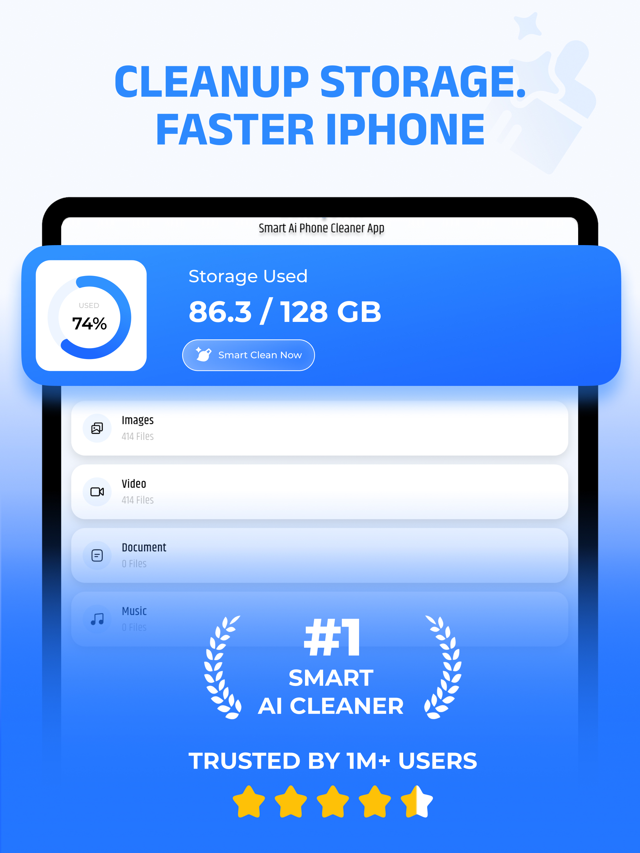AI Phone Storage Cleaner .