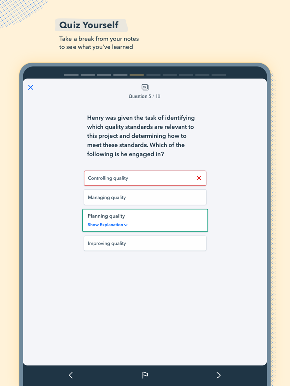 Screenshot #5 pour Pocket Prep PMP 2025
