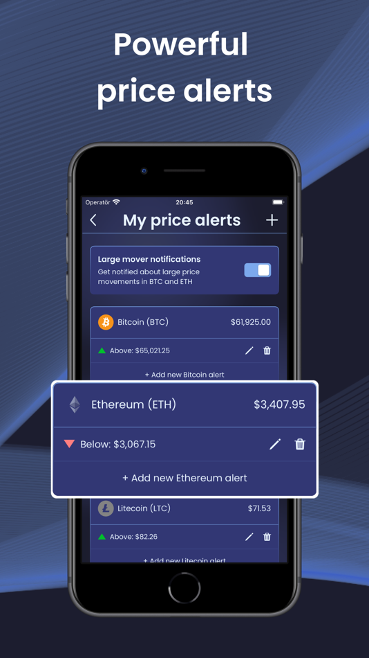 #7. CoinCurrently - Crypto Tracker (iOS) 由: Oscar Berggren