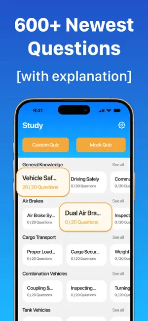 CDL Prep Practice Test + screenshot 2