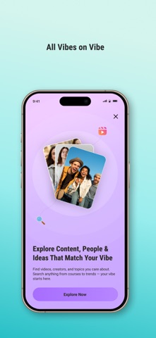 Vibe – 1st Community Social iPhone screenshot