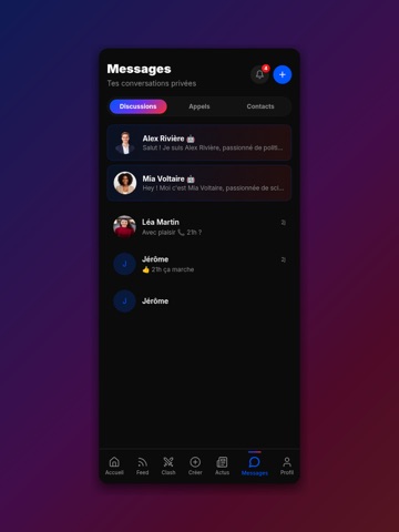 CLASH U&I iPad screenshot