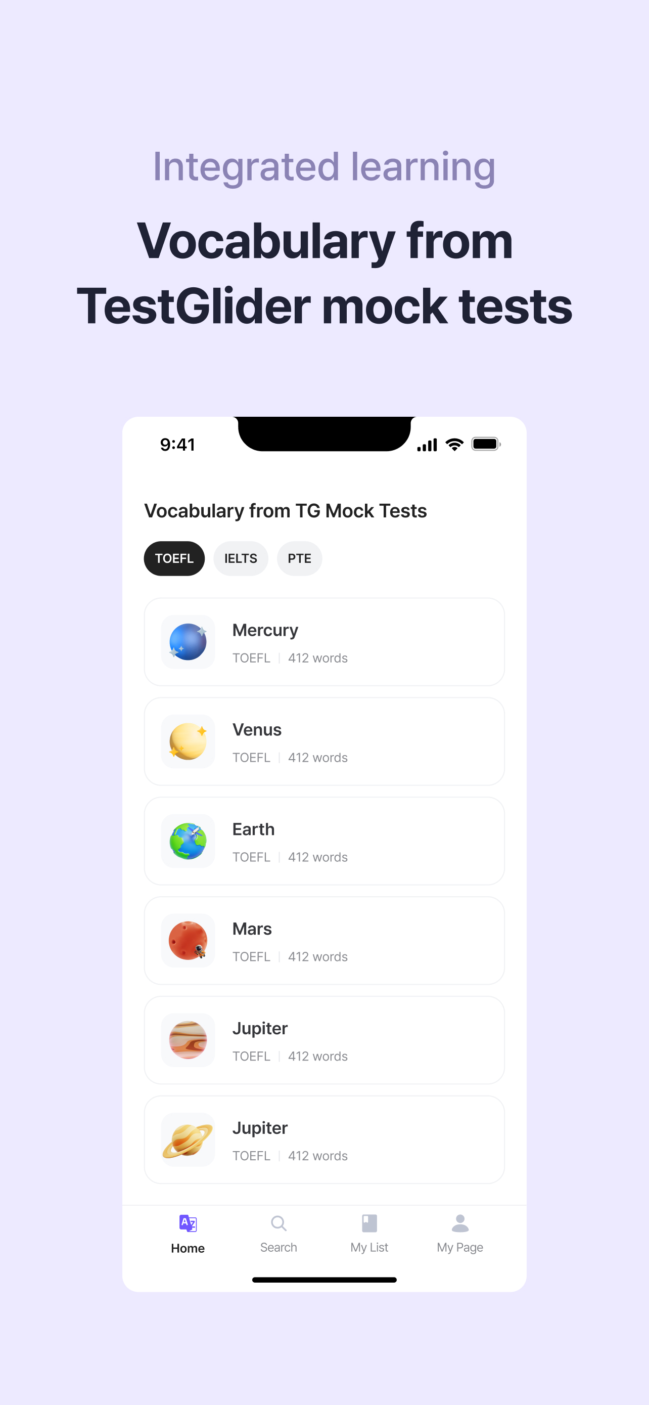 vobly: TOEFL, IELTS, PTE Vocab screenshot 3