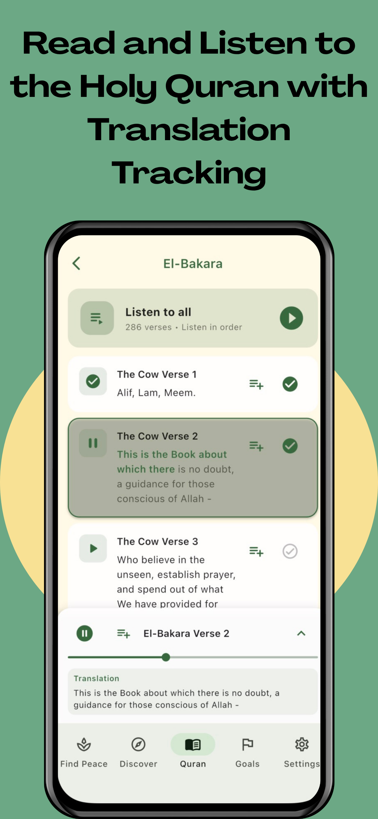 Peace with the Quran: Widgets