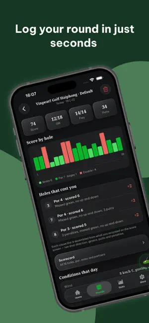 Golf GPS: Scorecard & Tracker screenshot 2