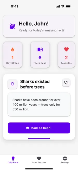 Brain Snack – Daily Facts screenshot 1