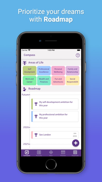 PursuitPal Life Goals Planner
