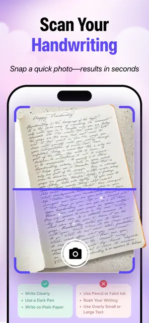 Handwriting Analysis Test Quiz screenshot 1