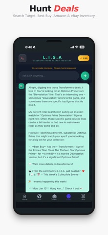 Hobbys.ai iPhone screenshot