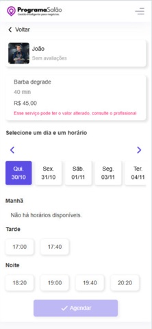 Programa Salão screenshot