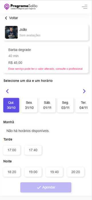 Programa Salão Screenshot 1 of 8