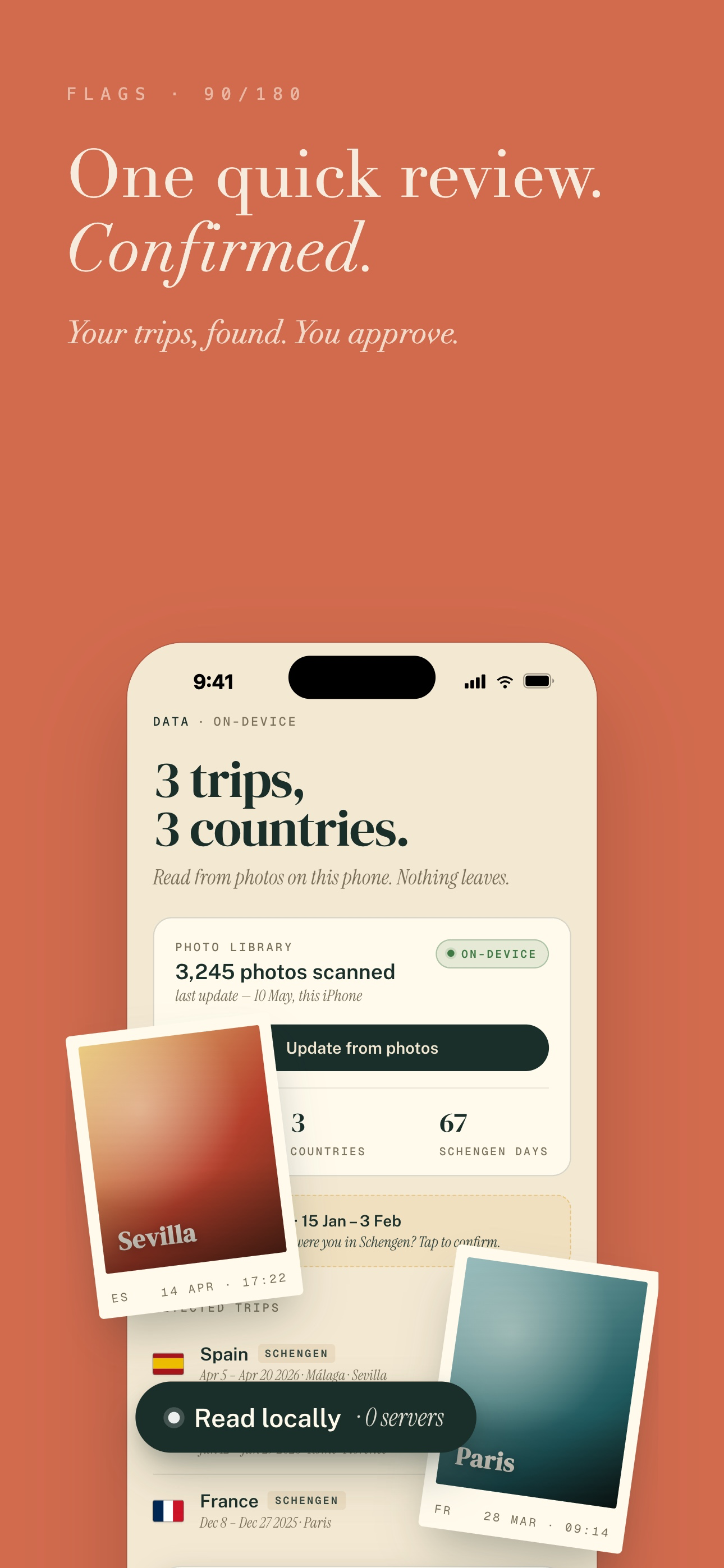 Flags: Schengen Calculator screenshot 3