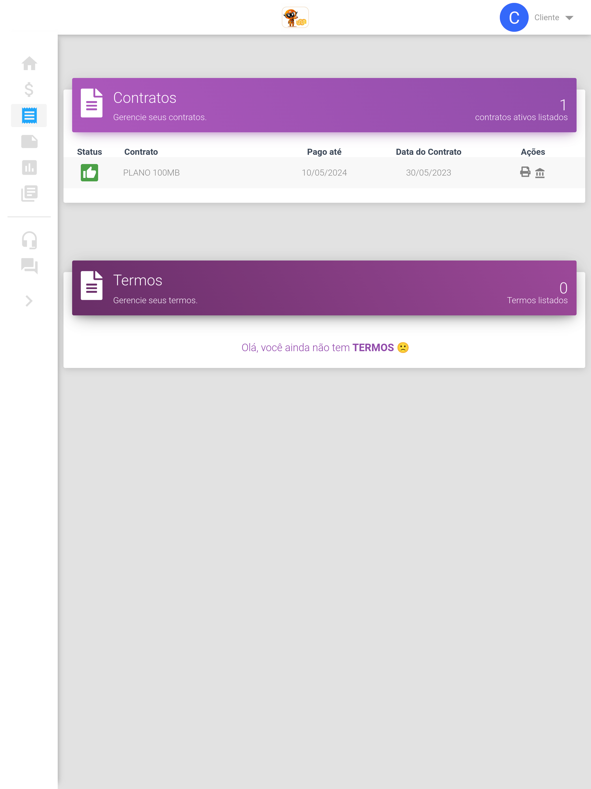 Central do Cliente WM Telecom screenshot 16
