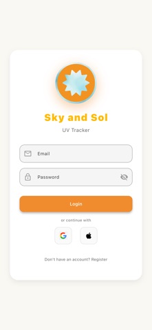 Sky and Sol UV Tracker screenshot