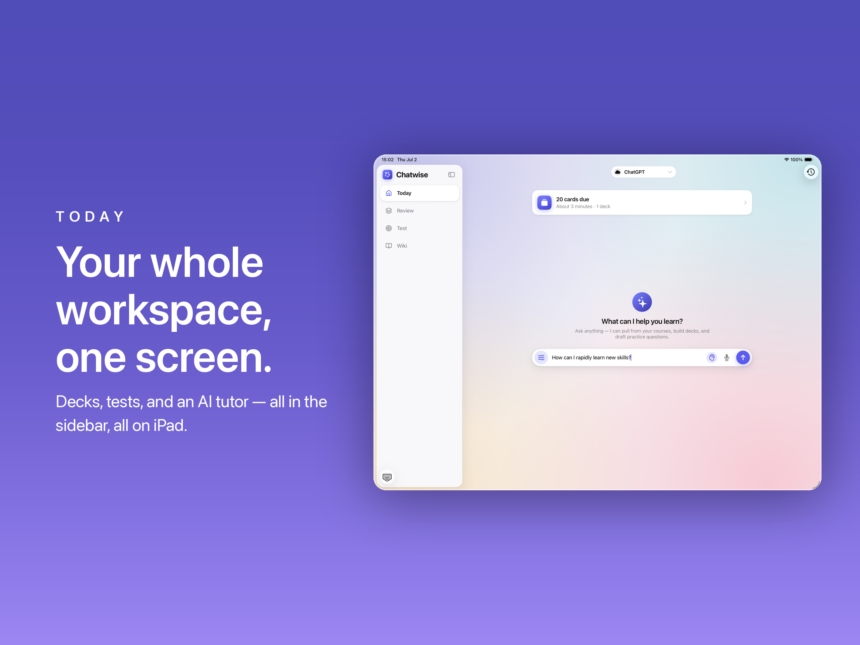 Chatwise: Chat & Learn screenshot 8