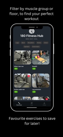180 Fitness Hub iPhone screenshot