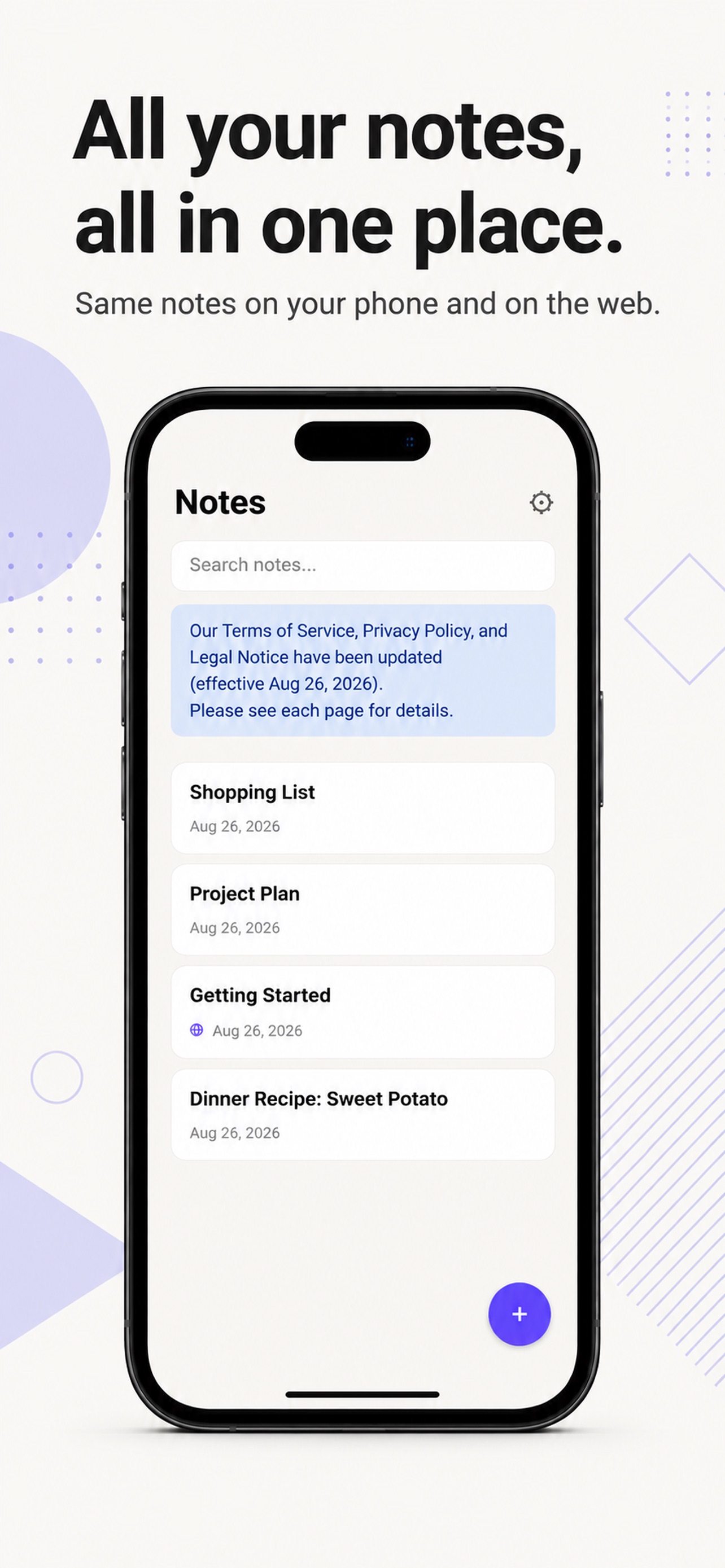 Screenshot 1 of Papernote2