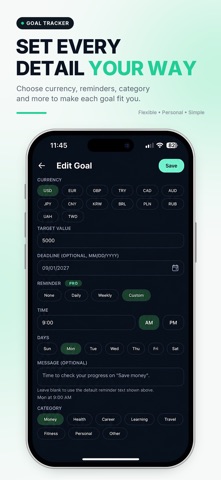 Goal Tracker: Progress screenshot 2