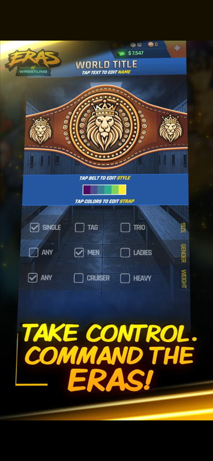Eras of Wrestling App Store screenshot 2
