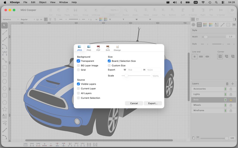 XDesign screenshot