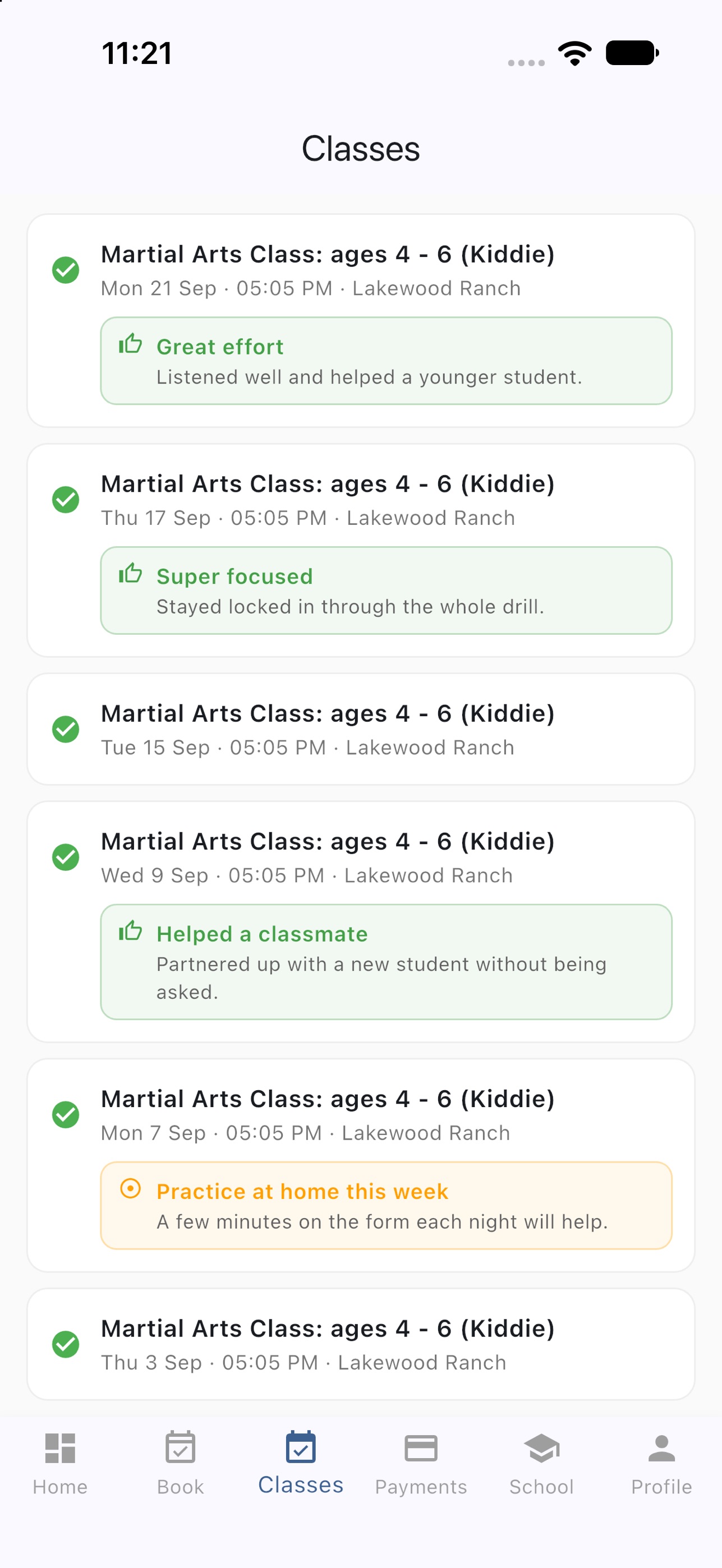 Screenshot 3 of FlowHQ Parent