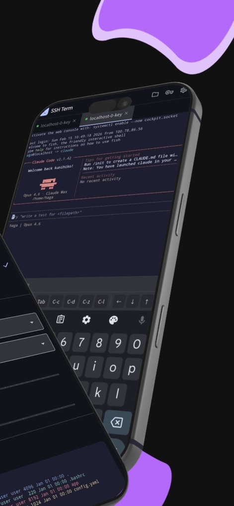 SSH Term X - ssh-term-x-mobile-terminal-interface