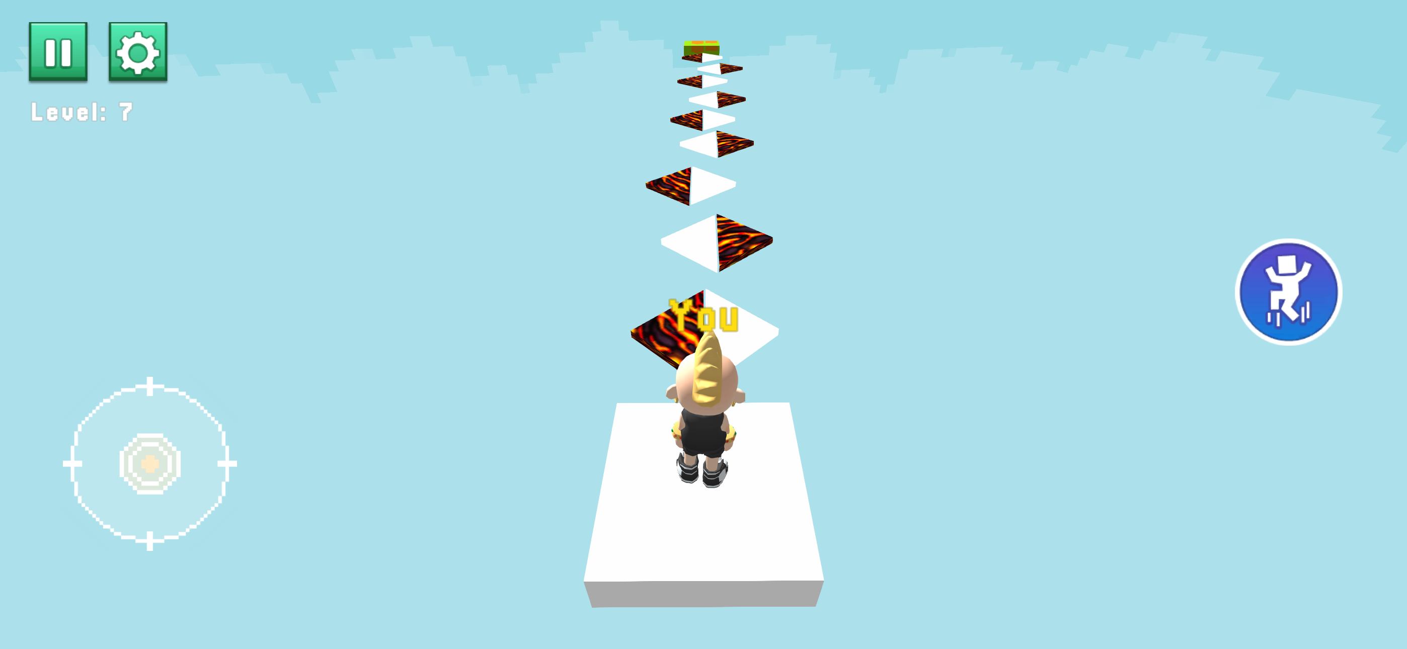 Blocky Run Adventurer screenshot 6