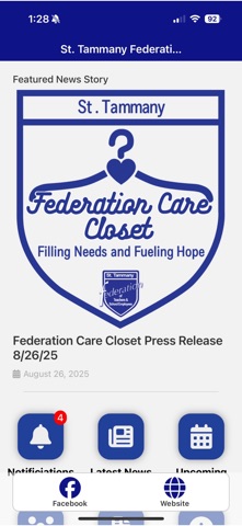 St. Tammany Federation iPhone screenshot