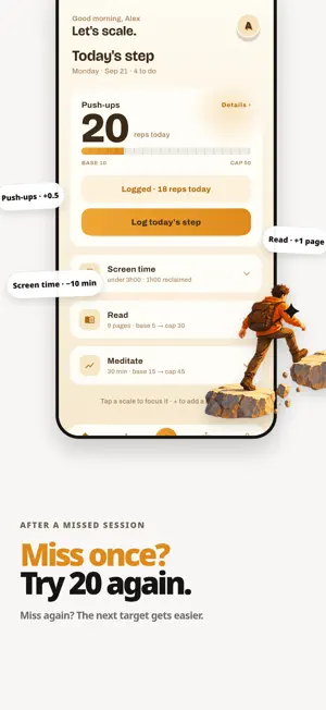 HabitScaler: Habit Tracker screenshot 2
