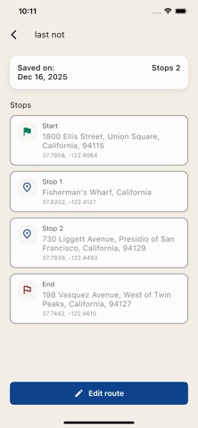 route knots screenshot
