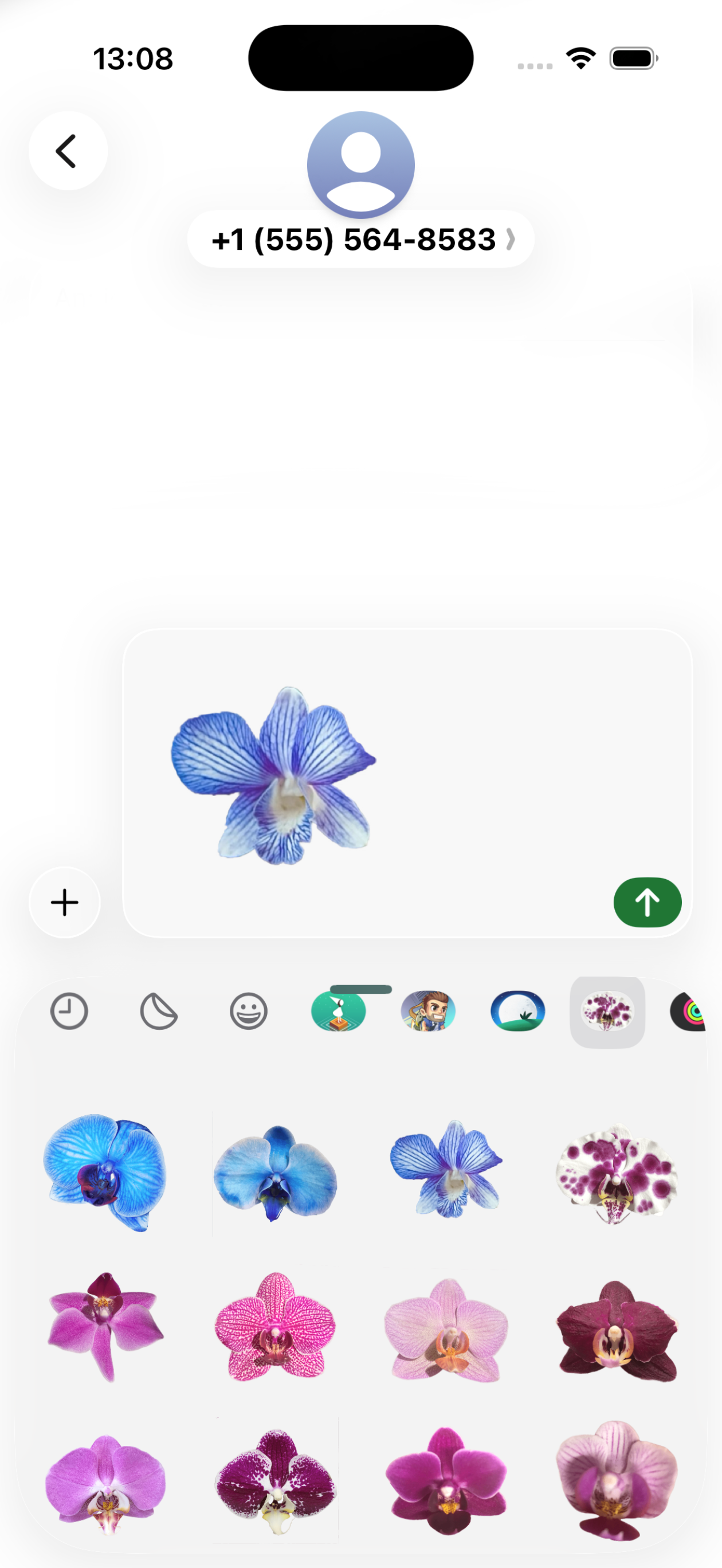 Real Orchid Stickers screenshot 5