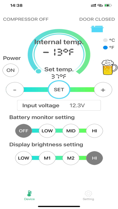 ENGEL Fridge Screenshot